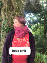 Load image into Gallery viewer, Organic infinity scarf waffle cotton