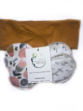 Load image into Gallery viewer, Nursing Mom Gift Set (breast pads, day and night time, headband)
